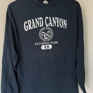Grand Canyon National Park Black Long Sleeve Shirt